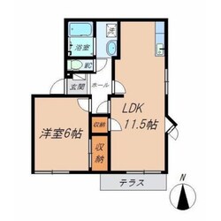 ポンパブランカＣ棟の物件間取画像